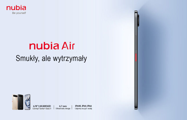 Nubia Air – ultrasmukły smartfon z 3-letnią gwarancją i do 200 zł na start