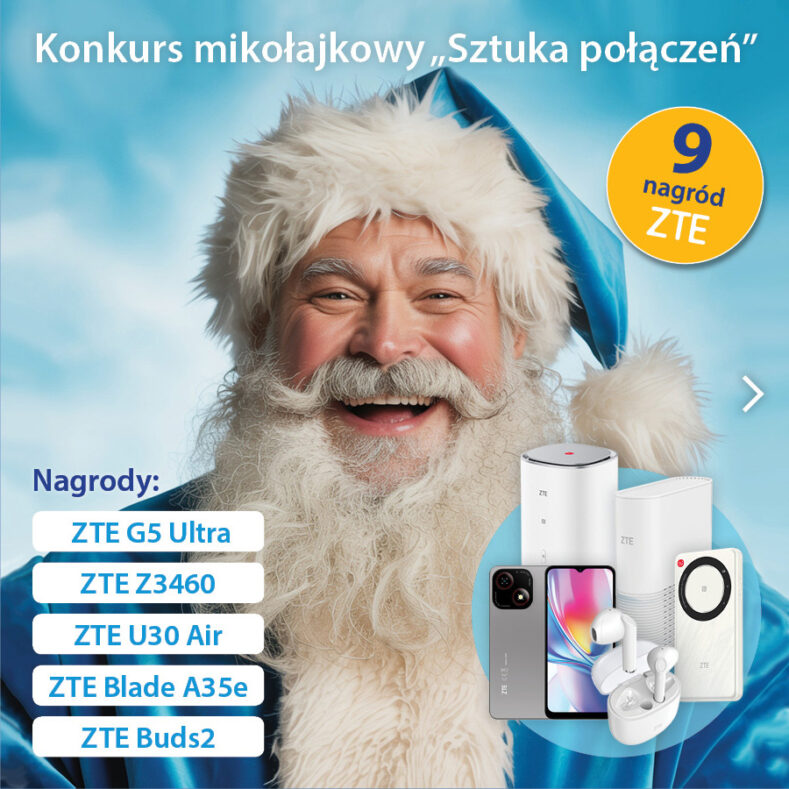 Mikołajkowy konkurs ZTE „Sztuka połączeń”