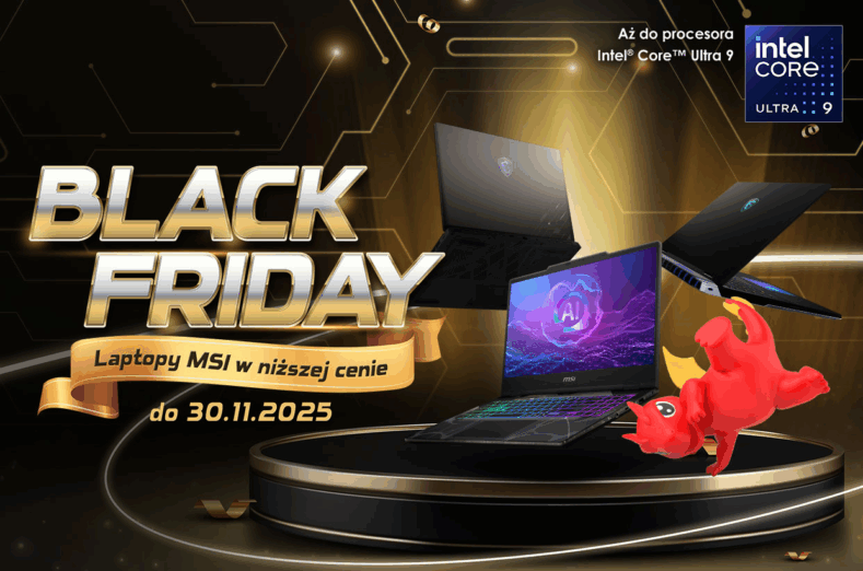 MSI rusza z Black Friday. Atrakcyjne promocje na laptopy