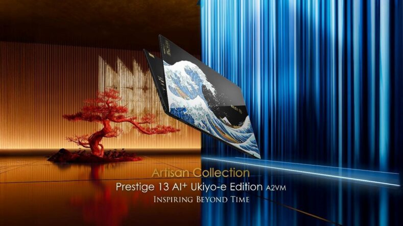 Laptop jak dzieło sztuki: limitowany MSI Prestige 13 AI+ Ukiyo-e Edition już w Polsce
