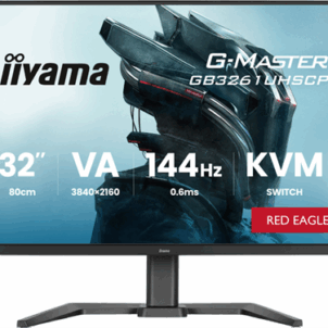 iiyama wprowadza G-Master Red Eagle GB3261UHSCP-B1 - gamingowy monitor 4K 144 Hz 46 GB3261UHSCP B1 1