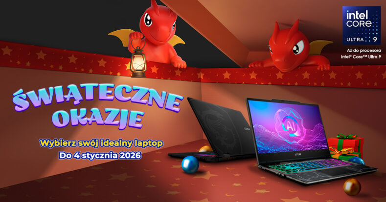 MSI obniża ceny laptopów przed świętami – idealny moment na zakup nowego sprzętu