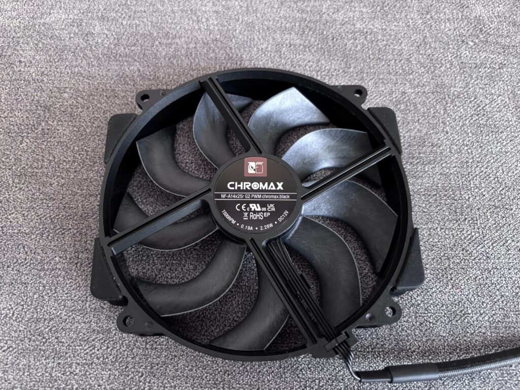 Recenzja Noctua NF-A14x25 G2 oraz NF-A14x25r G2 chromax.black 62 IMG 3548