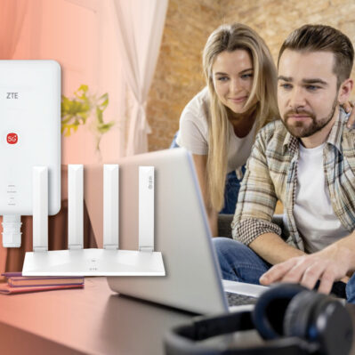 Routery ZTE G51F 5G i T3000 w Orange 26 ZTE G51F+T3000 w Orange