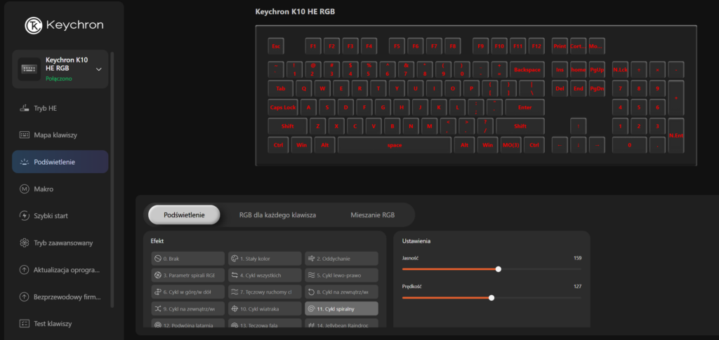 Recenzja klawiatury Keychron K10 HE 110 15