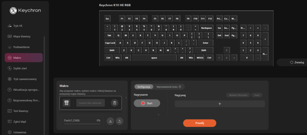 Recenzja klawiatury Keychron K10 HE 112 16