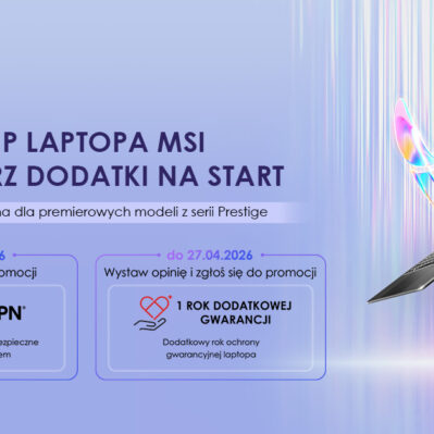 Premiera nowej serii Prestige AI+ MSI - lekkie laptopy z wytrzymałymi bateriami 27 msi ebq1nb 1200x628