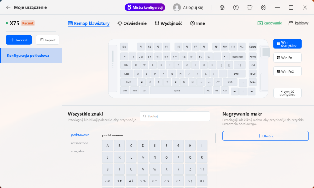 Recenzja klawiatury mechanicznej Mchose X75 74 2