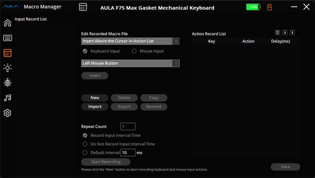Recenzja klawiatury Epomaker x Aula F75 Max 84 3