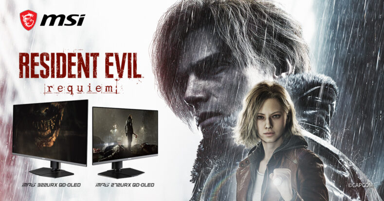 Przeżyj prawdziwy strach – monitory MSI QD-OLED i limitowana promocja Resident Evil Requiem