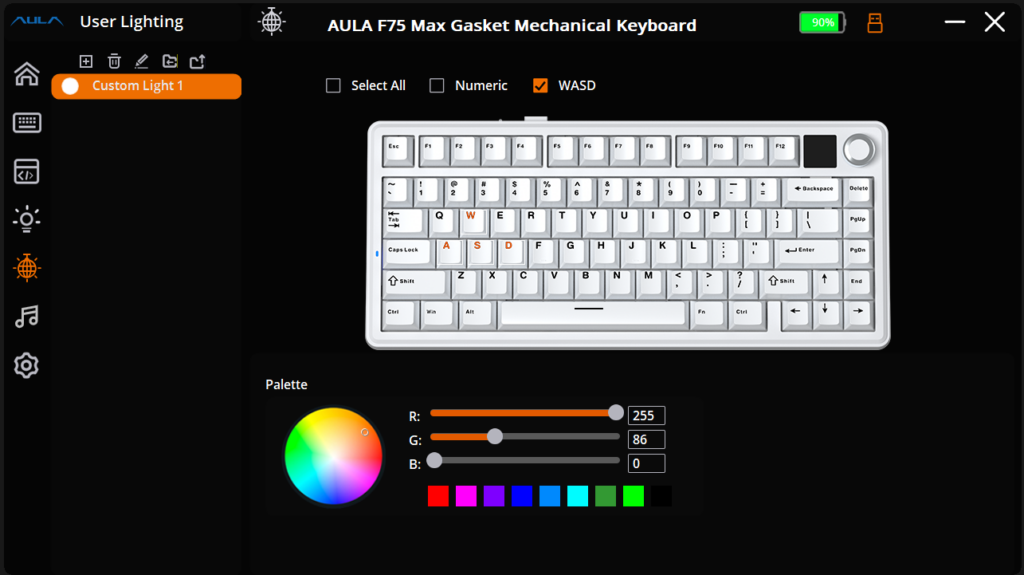 Recenzja klawiatury Epomaker x Aula F75 Max 88 5