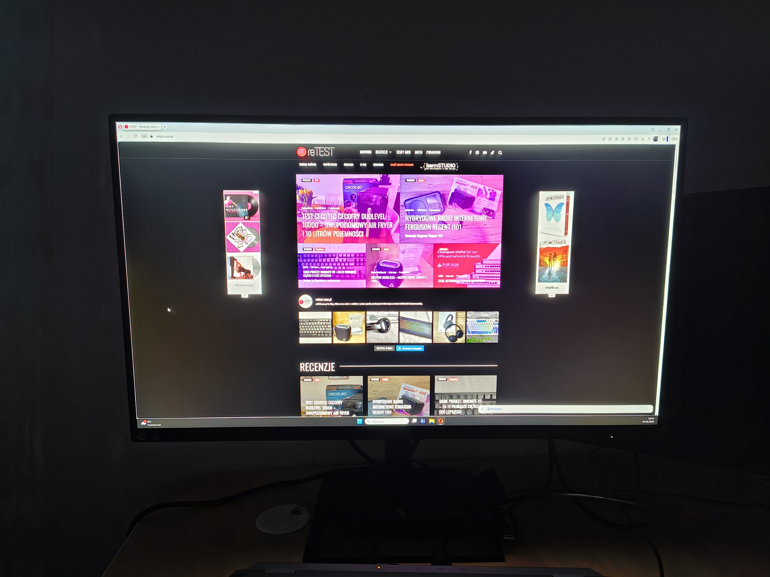 Recenzja AOC Q27E4CV – 27 cali do biura, 120 Hz i 5 lat gwarancji 38 Monitor AOC Q27E4CV