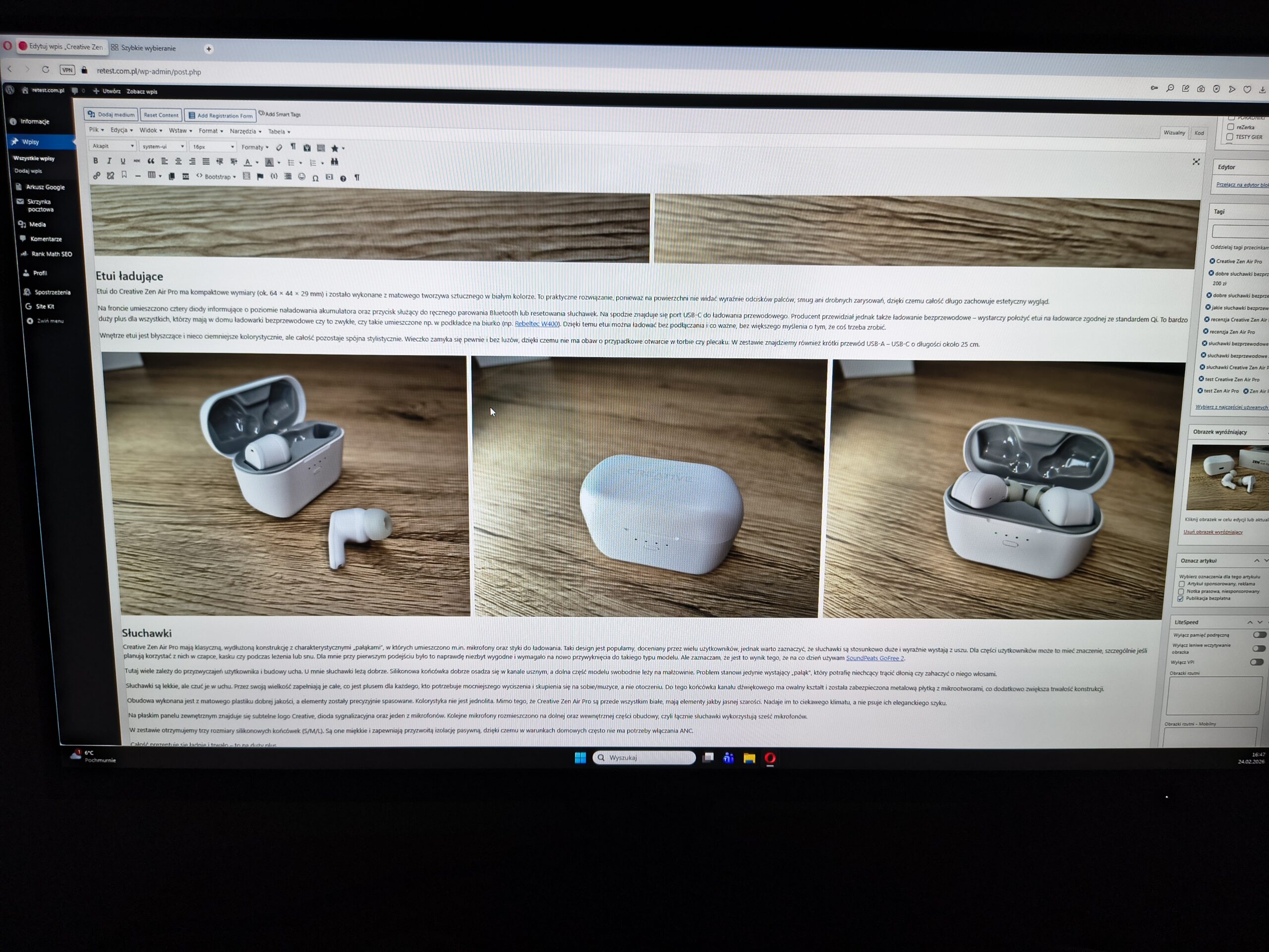 Recenzja AOC Q27E4CV – 27 cali do biura, 120 Hz i 5 lat gwarancji 48 Monitor AOC Q27E4CV