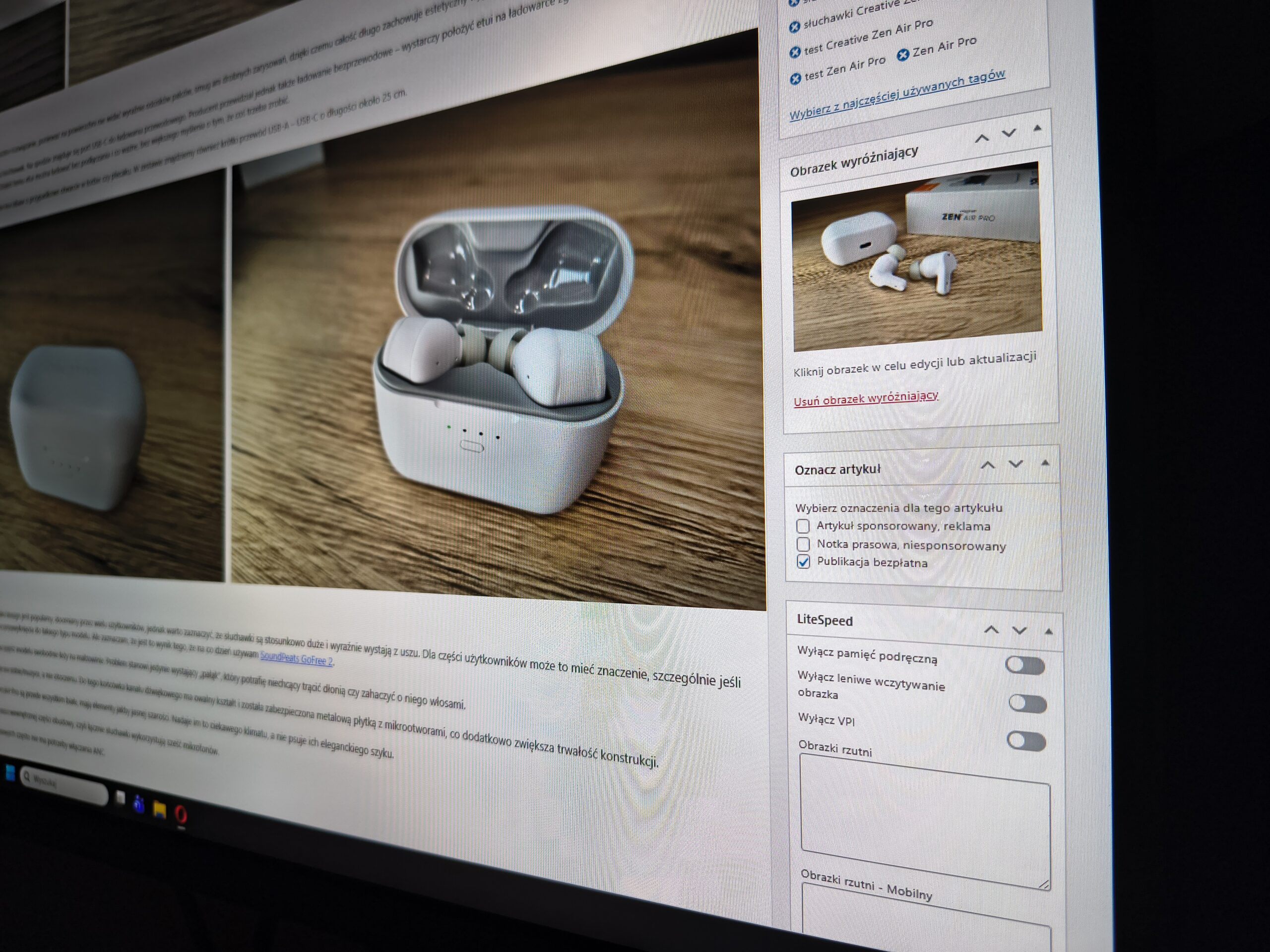 Recenzja AOC Q27E4CV – 27 cali do biura, 120 Hz i 5 lat gwarancji 50 Monitor AOC Q27E4CV