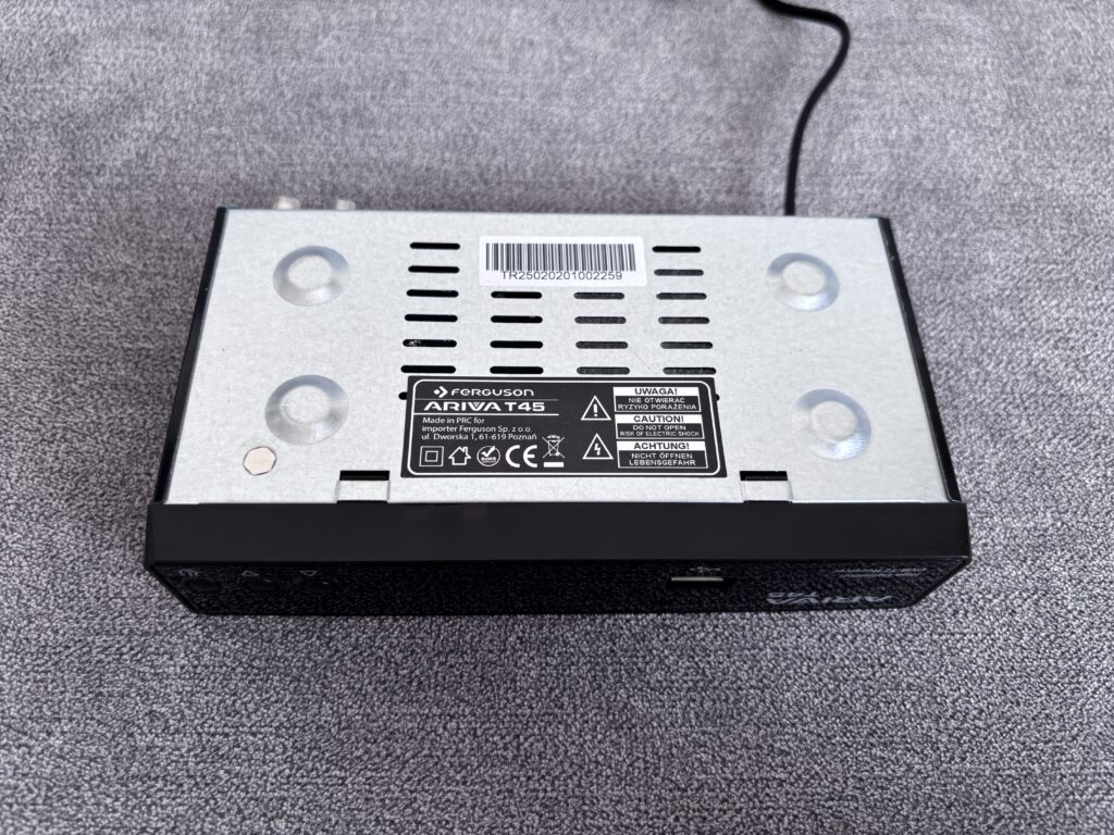 Tuner DVB-T2 Ferguson Ariva T45 47 IMG 4377