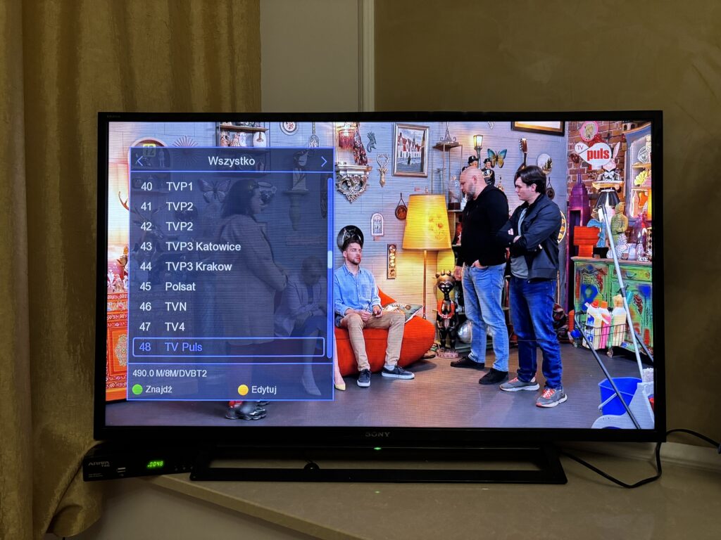 Tuner DVB-T2 Ferguson Ariva T45 49 IMG 4426