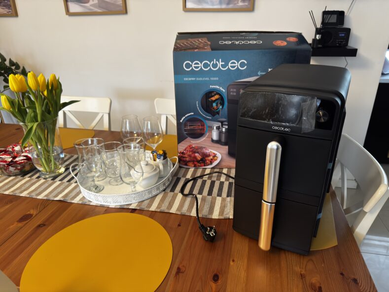 Test Cecotec Cecofry DuoLevel 10000 – dwupoziomowy air fryer i 10 litrów pojemności
