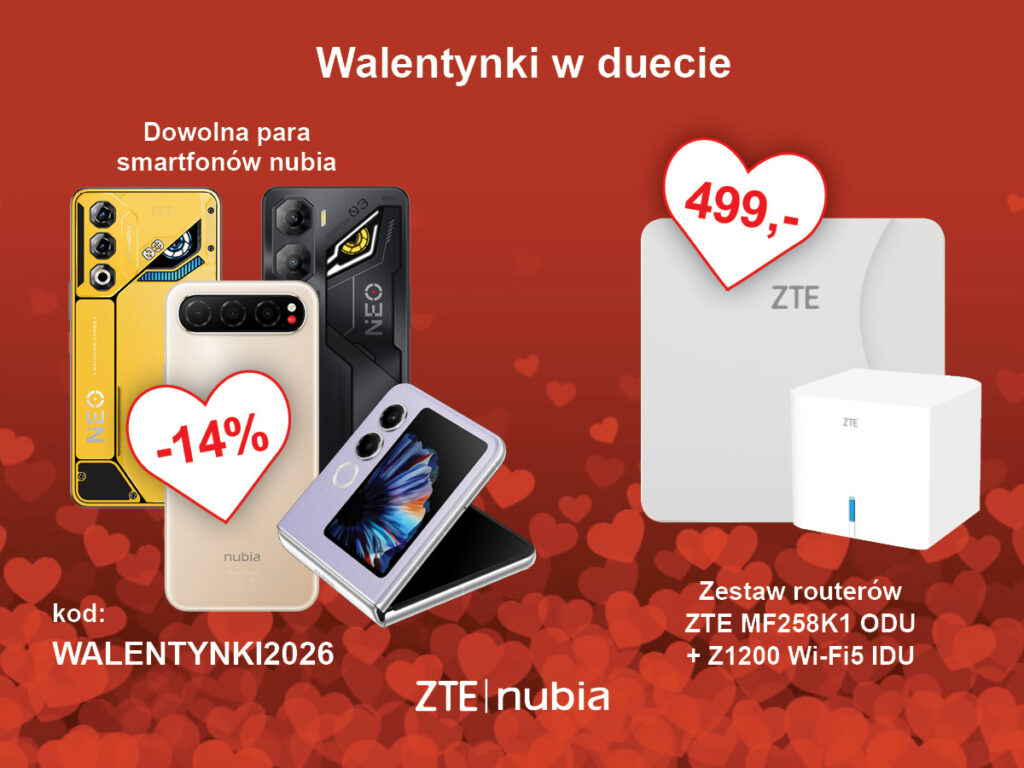 Walentynki w duecie – 14. lutego technologia też kocha bardziej