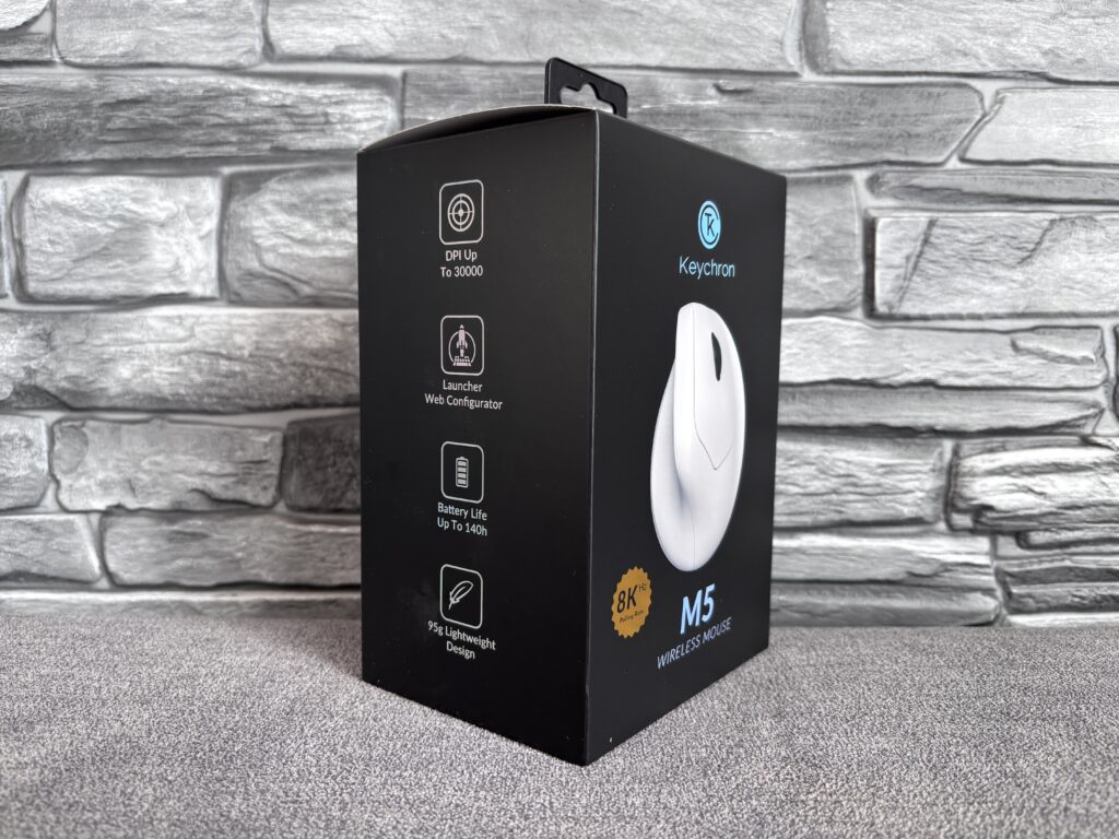 Keychron M5 White – recenzja pionowej myszy ergonomicznej 22 IMG 4761