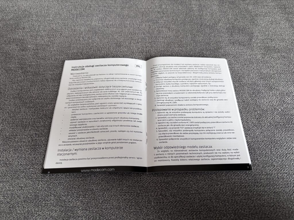 Recenzja Modecom Volcano HEX 850W Platinum 24 IMG 5044