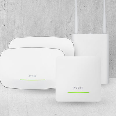 Zyxel Networks rozszerza ofertę produktów zgodnych z OpenWiFi o cztery punkty dostępowe WiFi 7 dla ISP 21 Cztery punkty dostępowe Zyxel Networks, kompatybilne z OpenWiFi, na tle szarej ściany