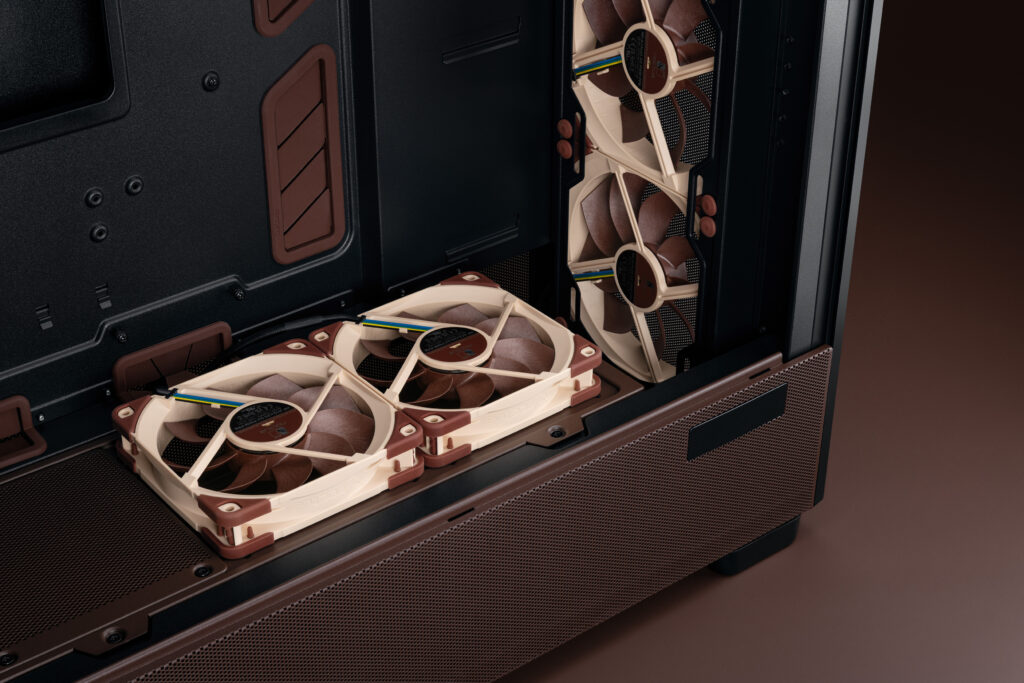 Antec Flux Pro Noctua Edition – nowa obudowa dla cichych i wydajnych PC 20 antec flux pro noctua edition close up 03