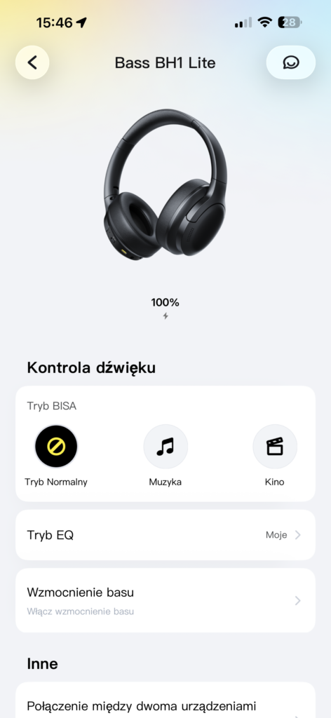 Baseus BH1 Lite – recenzja i test słuchawek z Bluetooth 6.0 i SuperBass za 80zł 56 IMG 5498