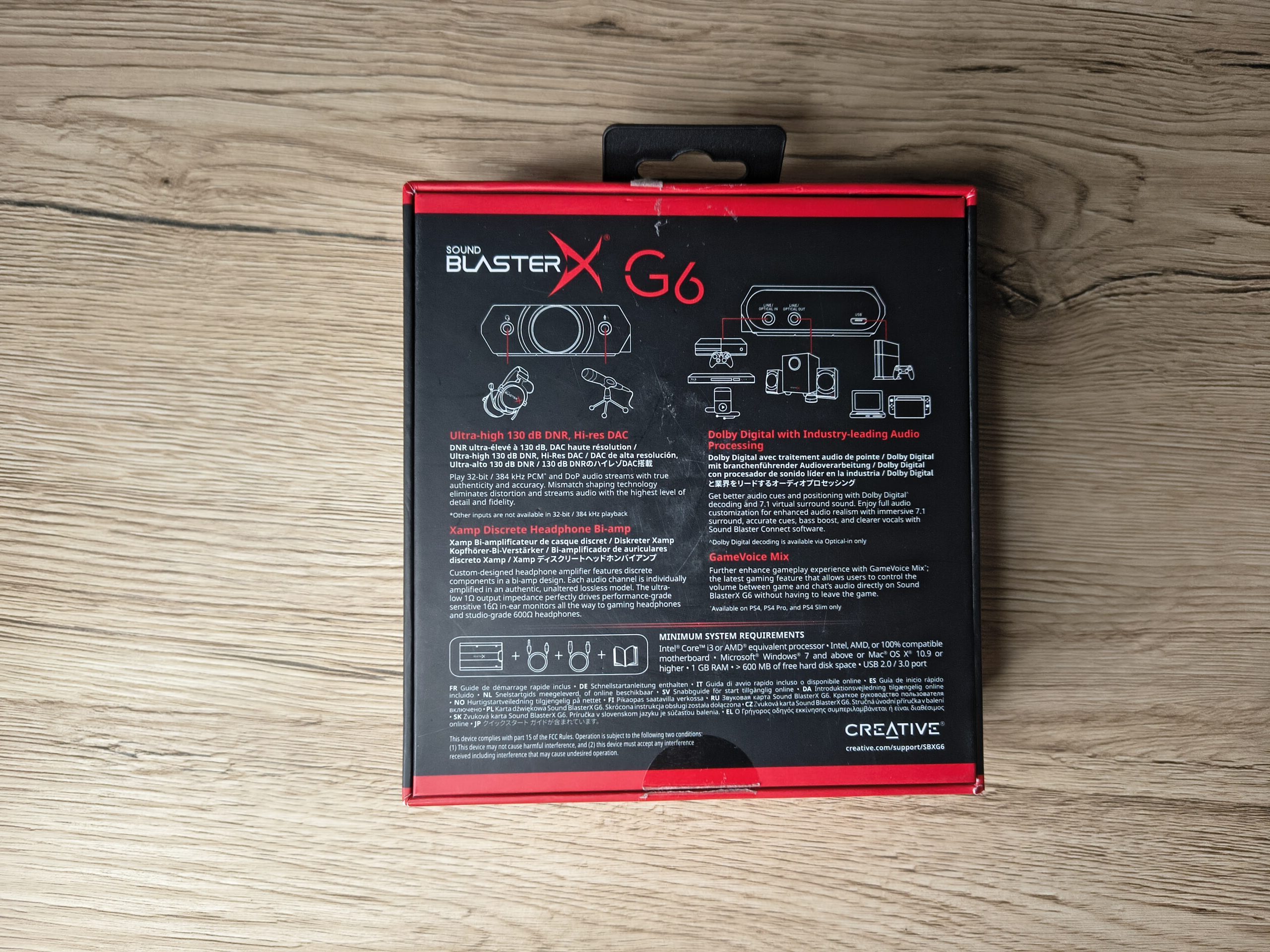Sound BlasterX G6 – mała karta dźwiękowa z dużym kopem mocy? 2 Sound BlasterX G6
