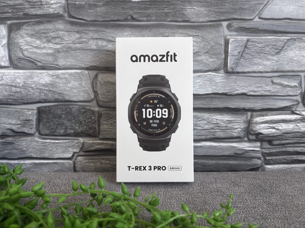 Recenzja Amazfit T-Rex 3 Pro 44 mm Tactical Black czyli mniejszy, czarny twardziel 1 Opakowanie
