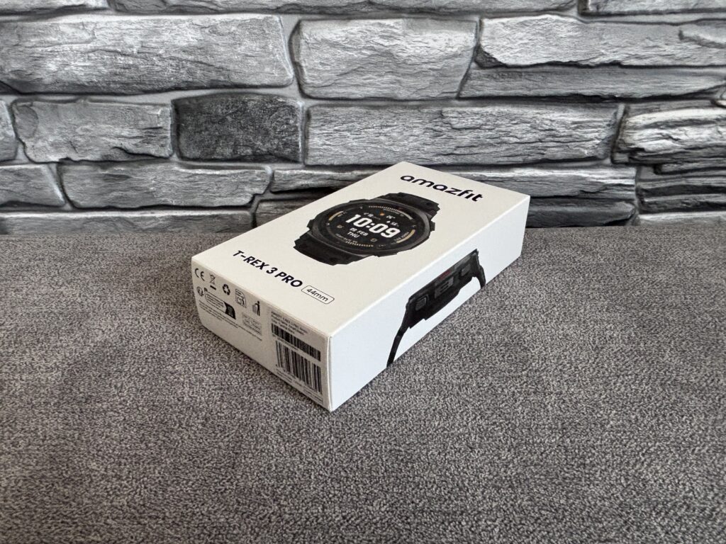 Recenzja Amazfit T-Rex 3 Pro 44 mm Tactical Black czyli mniejszy, czarny twardziel 3 Opakowanie