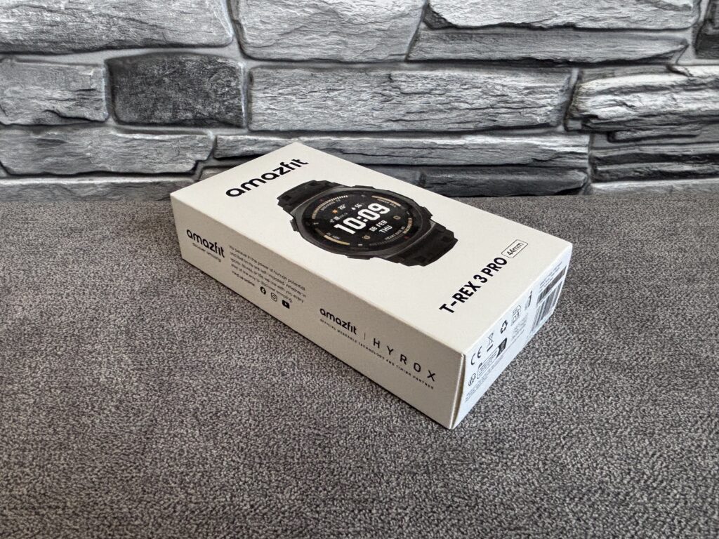 Recenzja Amazfit T-Rex 3 Pro 44 mm Tactical Black czyli mniejszy, czarny twardziel 4 Opakowanie