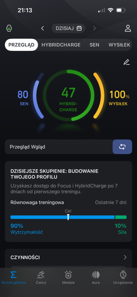 Recenzja Amazfit T-Rex 3 Pro 44 mm Tactical Black czyli mniejszy, czarny twardziel 28 Aplikacja