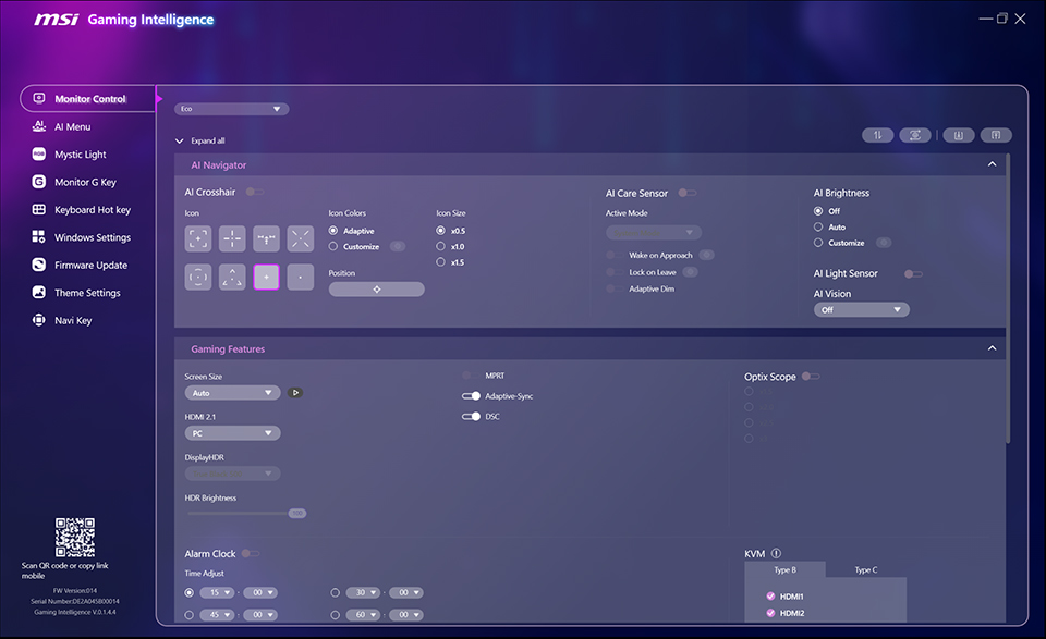 Czas na Gaming Intelligence – MSI wprowadza inteligentne zarządzanie monitorem