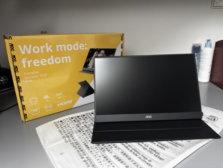 AOC 16T20E2 – recenzja przenośnego monitora IPS Full HD, lekki, praktyczny i tani