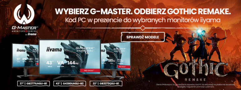 iiyama G-Master i THQ Nordic łączą siły przy polskiej premierze Gothic Remake