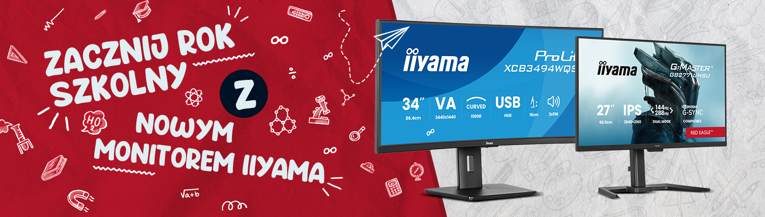 Wracamy do szkoły z iiyama – promocja Back to School na wybrane monitory