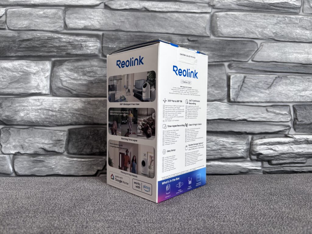 Reolink E321 - mała kamera domowa, która dobrze sprawdza się jako podgląd dziecka 2 IMG 7015