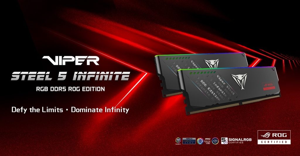 Viper Steel 5 Infinite RGB DDR5 ROG 2 Viper Steel 5 Infinite RGB DDR5 ROG 2