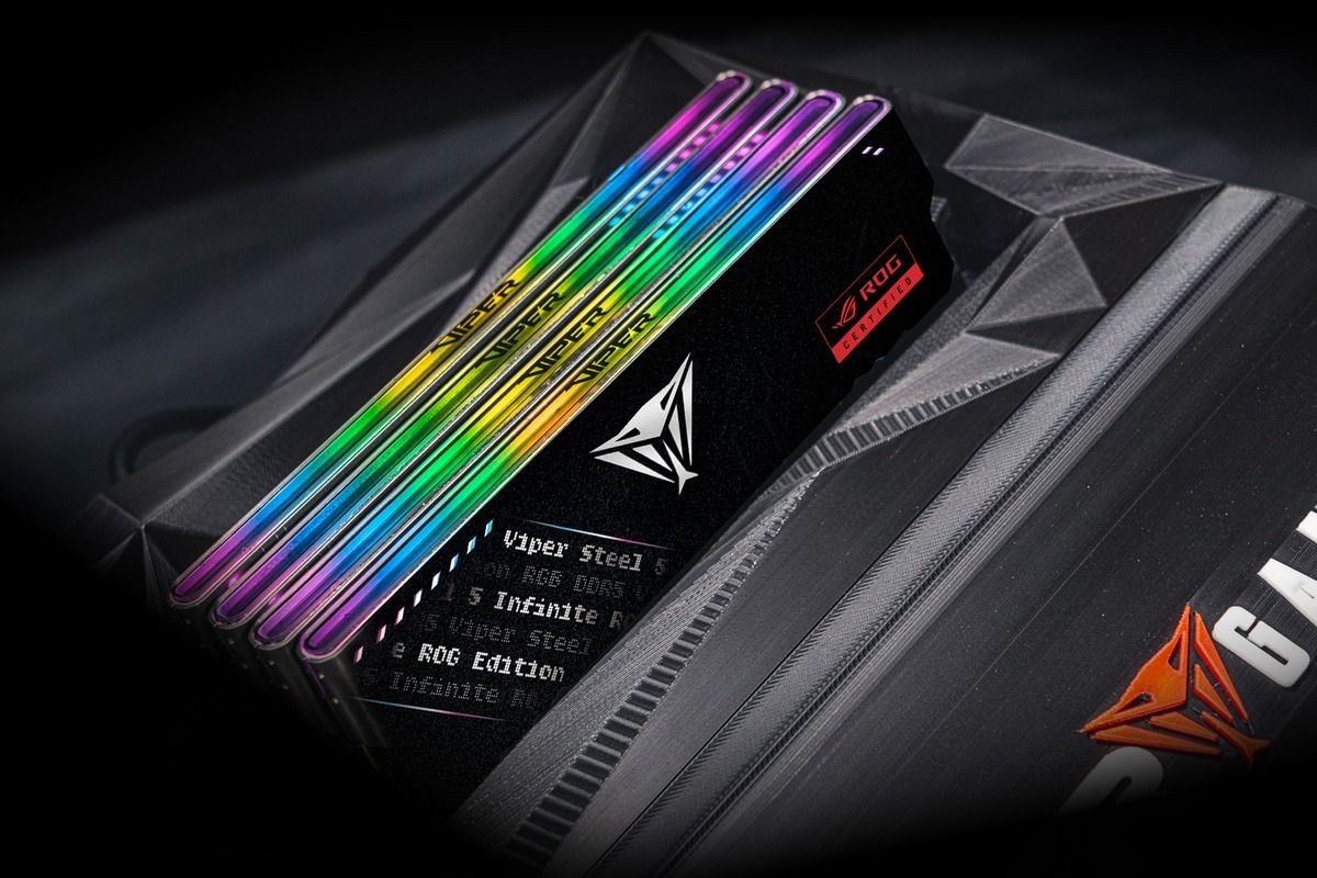 Patriot i ROG łączą siły. Viper Steel 5 Infinite RGB DDR5 ROG Edition oferuje taktowanie do 8600 MT/s