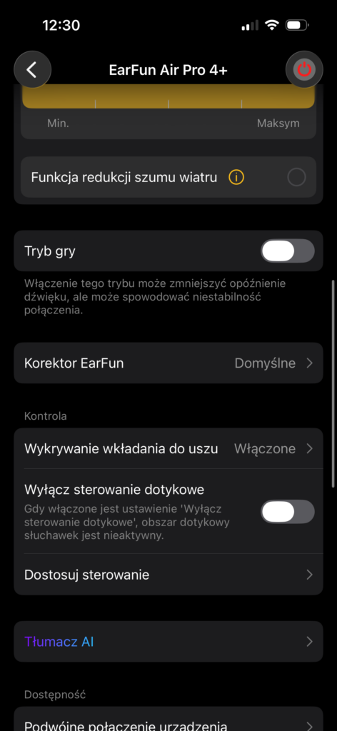 EarFun Air Pro 4+ - czarne słuchawki TWS z ANC, LDAC, aptX Lossless i zaskakująco bogatym wyposażeniem 24 IMG 7218