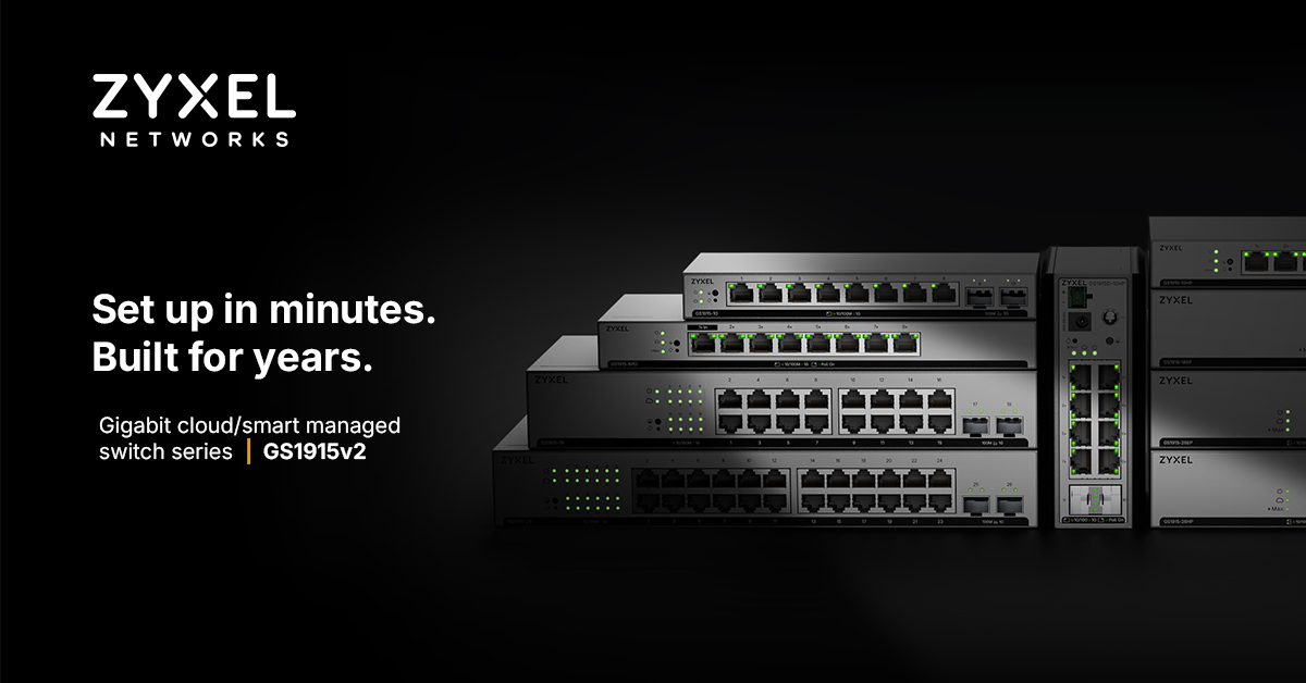 Zyxel Networks PRimage GS1915v2 series 1200x628